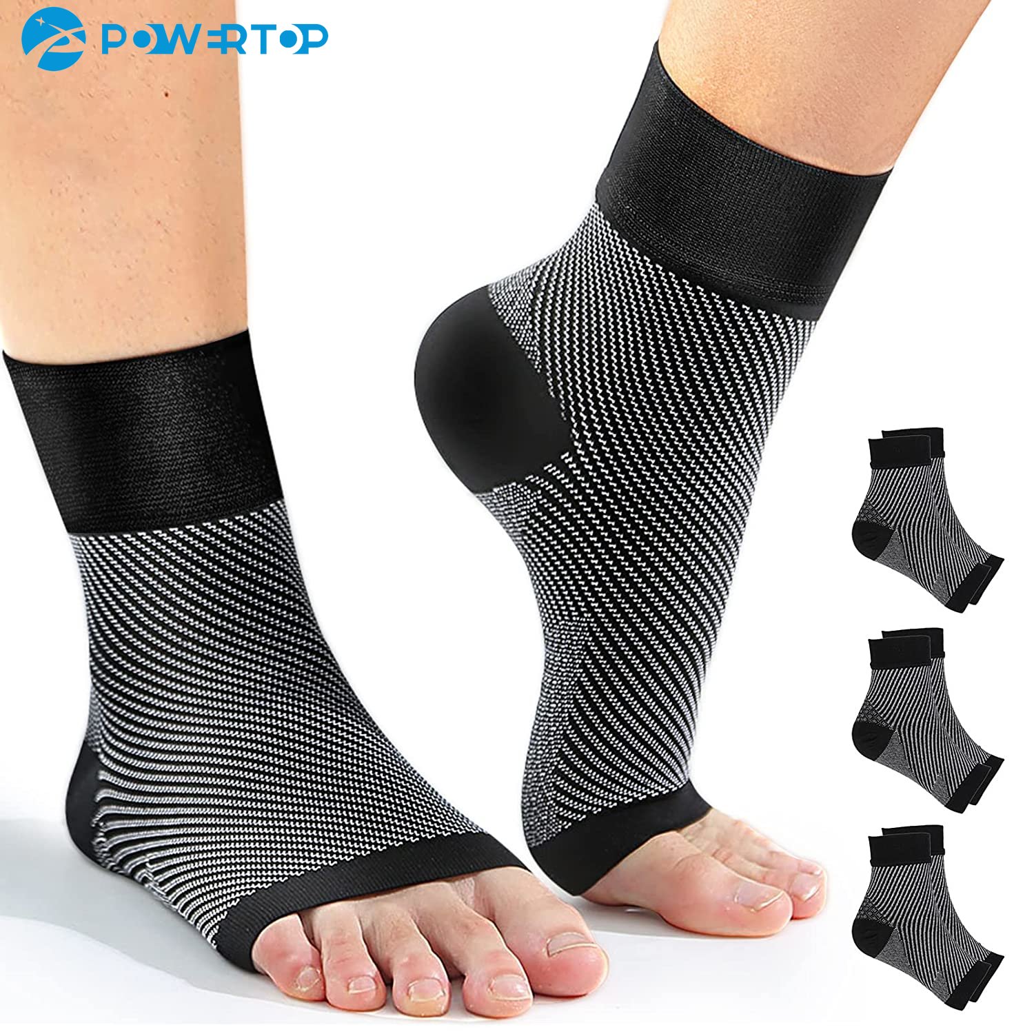 Ankle Brace Sock - 1 para skarpet uciskowych na zapalenie