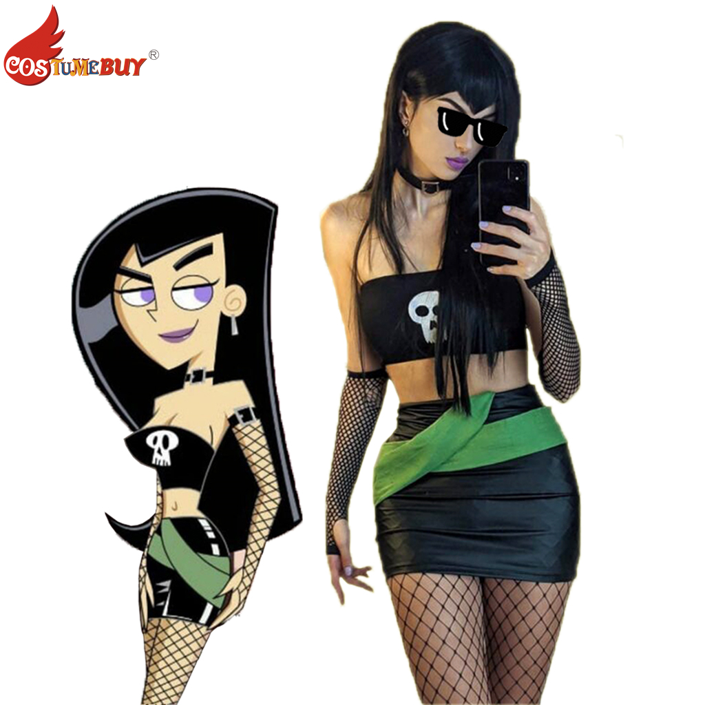 Fishnet Stocking Women - Danny Phantom animacja Sam Manson przebranie
