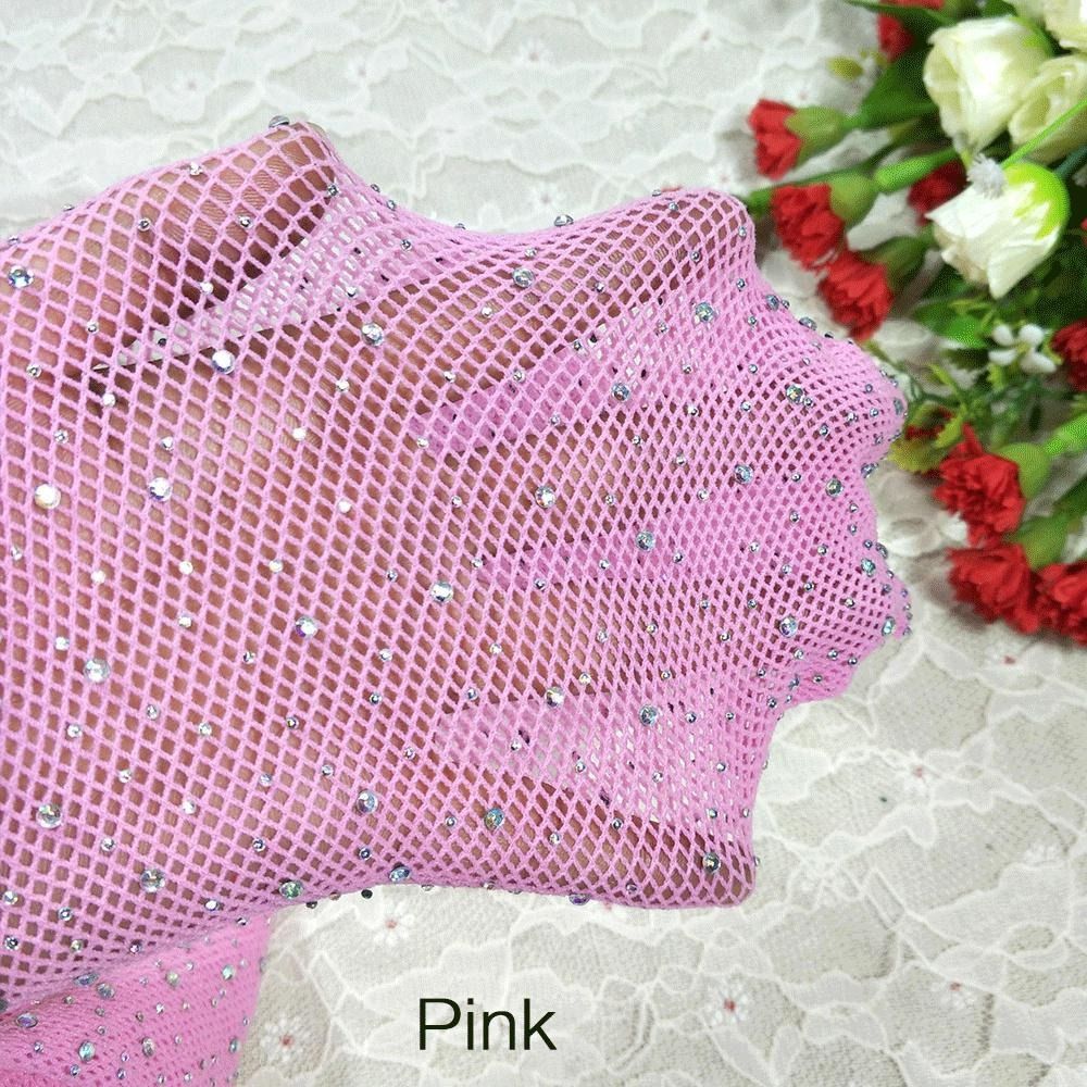 Fishnet Stocking Women - Modne błyszczące rajstopy kabaretki z drobną