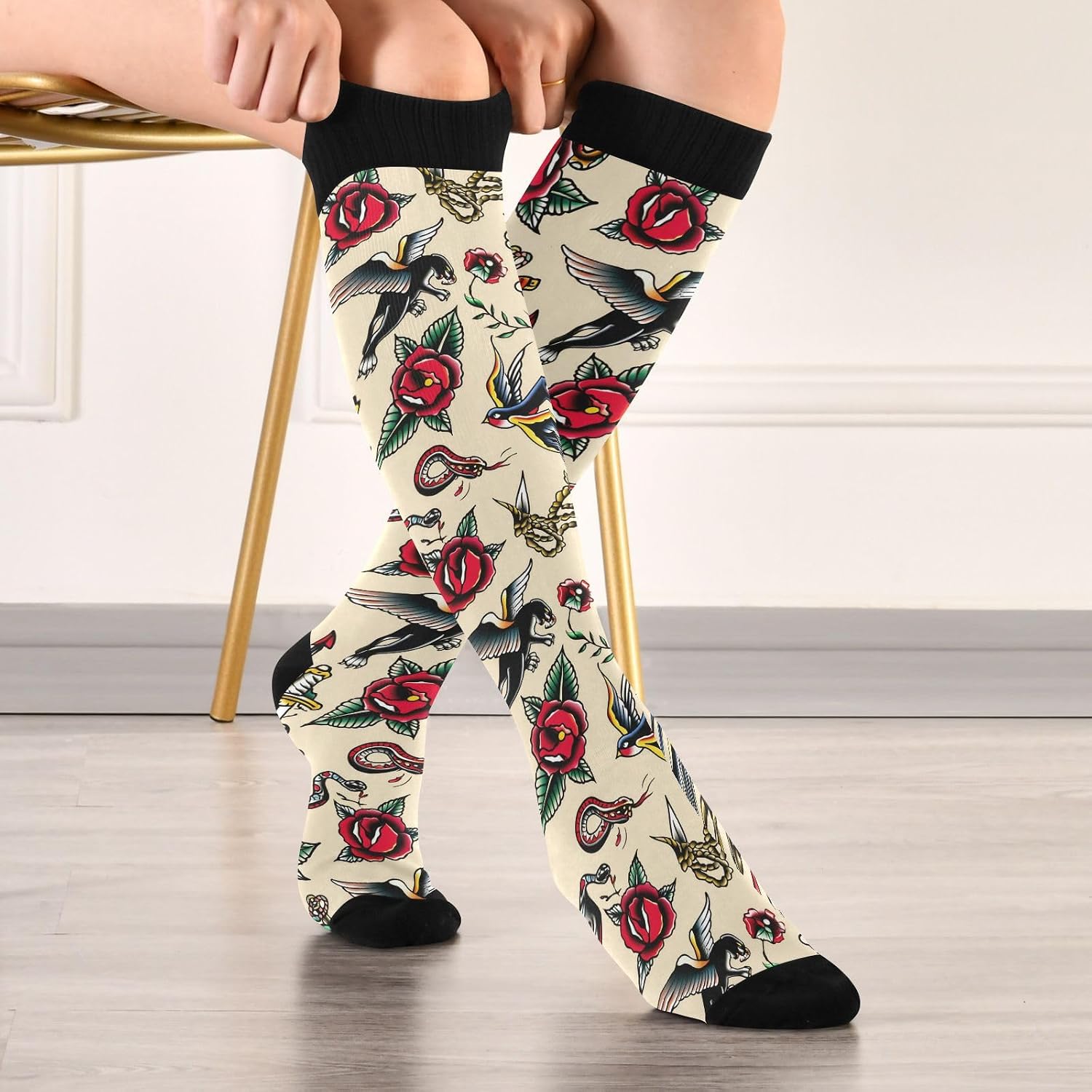 Tradycyjne skarpety kompresyjn – Knee High Sock Women recenzja i cena