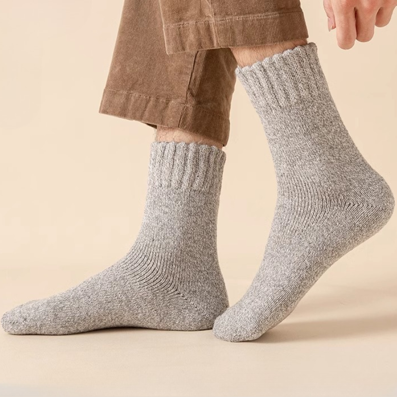5 par jednokolorowych skarpet  – Thermal Sock Winter recenzja i cena