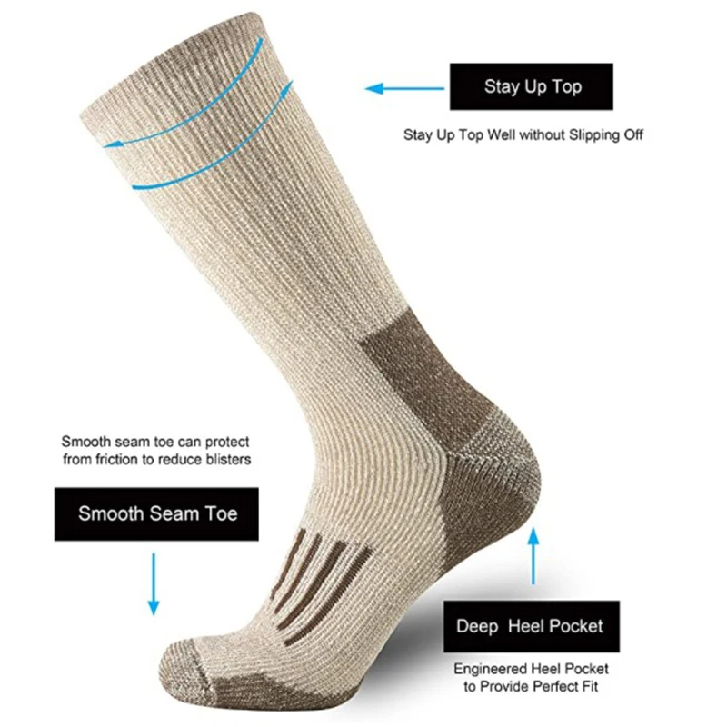 Skarpety z 80% wełny, ciepłe,  – Wool Hiking Sock recenzja i cena