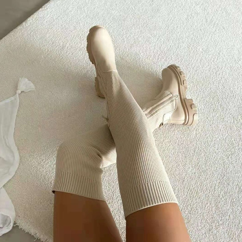2025 Buty zimowe Kobiety Skarp – Knee High Sock Women recenzja i cena